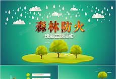 6-12岁森林防火画